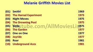 Melanie Griffith Movies List