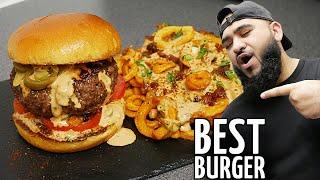 THE BEST BURGER EVER! JUICY LUCY BURGER