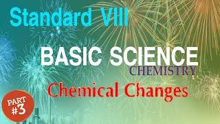 MASTERS Online Class | STD 8 | BASIC SCIENCE | CHEMISTRY | Chapter 3 | part 3