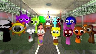  Freeway SPRUNKI INCREDIBOX FAMILY Spartan Kicking in Garry's mod !