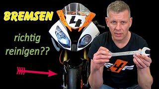 Bremsenreinigung am Motorrad - racing4fun.de Tipps & Tricks