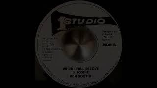 KEN BOOTHE - When I Fall In Love / SOUL VENDORS - When I Fall In Dub 1968