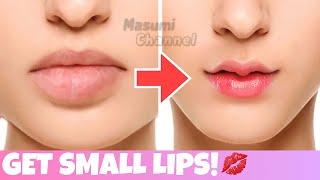 Get Small Heart Shaped Lips With This Exercise!  | Fix Big Lips, Sagging Jowls