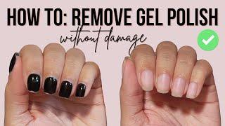 Gel Manicure Removal at Home - No Damage, No Drill