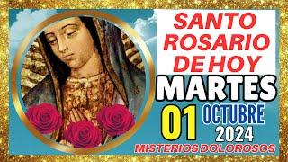 SANTO ROSARIO DE Hoy MARTES 01 de OCTUBRE de 2024Misterios Dolorosos  SANTO ROSARIO MEDITADO