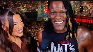 R-TRUTH JUST CREATED THE MOST FUNNIEST MOMENT ON MONDAY NIGHT RAW WITH PETE DUNN !#wwe #rtruth