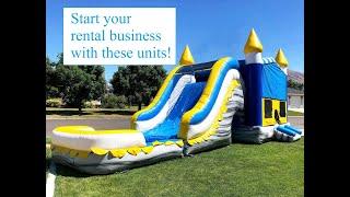 Which Bounce Houses and Inflatable Waterslides would I buy to start my rental business?