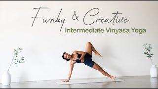 25 Min (Super Creative & Fun) INTERMEDIATE VINYASA Yoga Flow