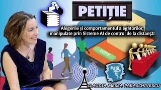 Petitie * Alegerile si comportamentul alegatorilor, manipulate prin Sisteme AI de control