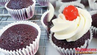 Best Ever Red Velvet Cupcake with Stable CreamCheese Frosting by Yourmayores The Bekiking Eps 38