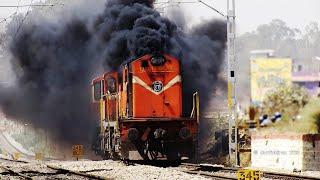 Smoking  Diesel Locomotives  ALCO Train Videos Indian Railways