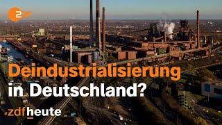 Energiekosten, Rohstoffe, Inflation: Stresstest für den Wirtschaftsstandort Deutschland | ZDFwiso