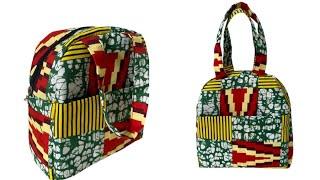 DIY Ankara lunch box bag/ Easy picnic bag sewing tutorial step by step