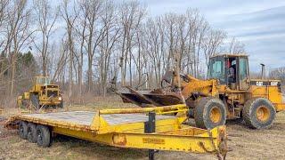 Moving a 13 foot bulldozer blade for our Liebherr 731C