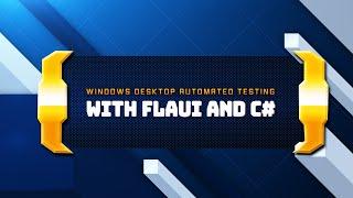 Windows Desktop Automated Testing with flaUI and C# with Joe Kunk | Hampton Roads .NET Users Group