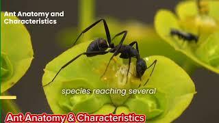 Ant anatomy and characteristics