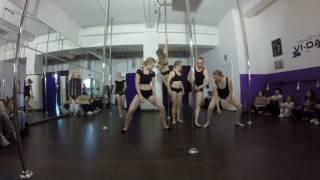 Poledance Intermediate und Beginner mit Tarzan Musical zur Shownight 2017