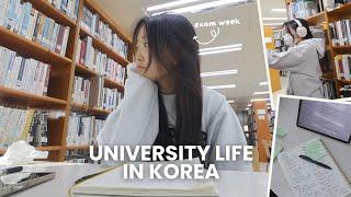 [University Life in Korea] 아싸 복학생의 시험기간 일상 ..‍