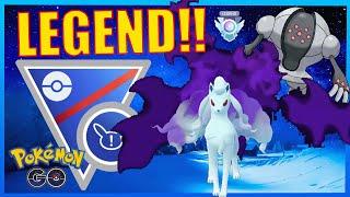 I HIT LEGEND WITH SHADOW ALOLAN NINETALES!! | POKÉMON GO BATTLE LEAGUE