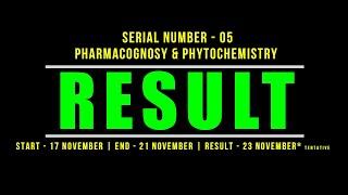 Result FREE Book Giveaway (05) | 2024 | 01 FREE "Pharmacognosy and Phytochemistry