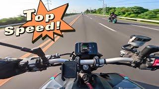 Top Speed Test Yamaha MT 09