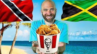 100 Hours of KFC Caribbean!! KFC Jamaica VS KFC Trinidad!!