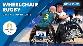 Wheelchair Rugby Highlights | Paris 2024 Paralympic Games ️