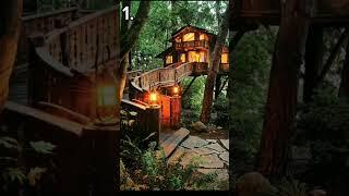 Which tree house are you choosing? #nostalgia #relax #aesthetic #explore #fypシ #vibes #shorts