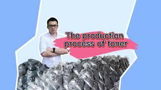 The production process of toner