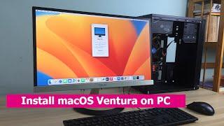 How to install macOS 13 on PC/Laptop