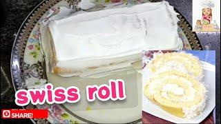 Swiss Roll Recipe By @sweethome-ManoSalwa