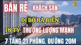 Bán Rẻ Khách Sạn View Biển Nha Trang. 21 Phòng đường 20m. | Cường Nhà Đất Nha Trang