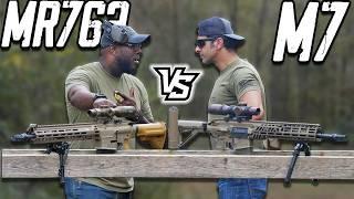 H&K MR762 vs Sig Spear M7 (King Of The Battle Rifle)