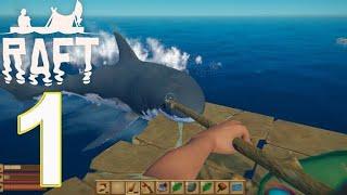 RAFT SURVIVAL OCEAN NOMAD - Building A Shelter - Gameplay Walkthrough Part 1 Android #walkthrough