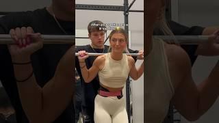 Bro had me blushing… #gymgirl #girlswholift #girl #girls #viral #funny #gymlife #gym #fitness #fit