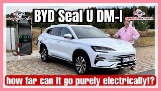 BYD Seal U DM-I  this is the electric range⁉️