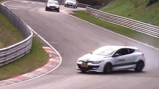 Big Renault Megane RS Drift Nordschleife Nürburgring Touristenfahrten 09.10.2016