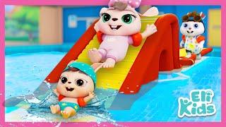 Swimming Pool MEGA Fun | Eli Kids Songs