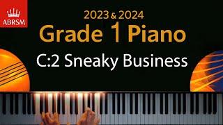 ABRSM 2023 & 2024 - Grade 1 Piano exam - C:2 Sneaky Business ~Martha Mier