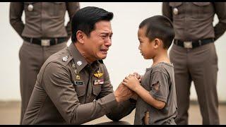 เรื่องจริงที่สะเทือนหัวใจ เด็กไร้บ้านทำให้ ผบ.ตร. คุกเข่าร้องไห้