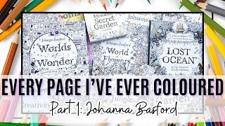 EVERY PAGE I'VE EVER COLOURED | Johanna Basford | Part 1