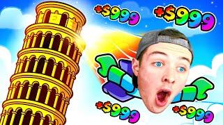 Making TRILLIONS in Roblox Climb and Jump Tower