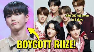 K-Pop Stores Worldwide Join RIIZE Boycott + RIIZE Loses Hundreds Of Thousands Of Followers In 3 Days