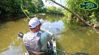 Real Summer Creek Kayaking!!