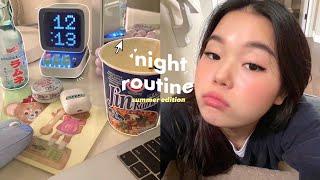 cute night routine: skincare, ramen, kdrama etc!