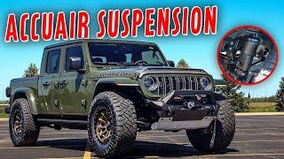 Our first ACCUAIR Suspension Jeep Gladiator Rubicon X!