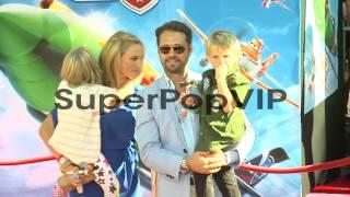 Jason Priestley, Naomi Lowde-Priestley at Planes Los Ange...