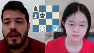 13 y.o Alice Lee Draws Against Grandmaster