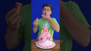My brother stole my doll cake in a second 