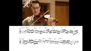 Jazz Violin Transcription - Jason Anick - "Taking A Chance on Love"